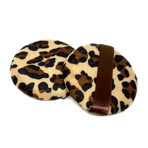 Gepard Nude Puderquaste groß 3 1/4 Zoll Körper Make-up Puff mit Satinband - Bild 1 von 5