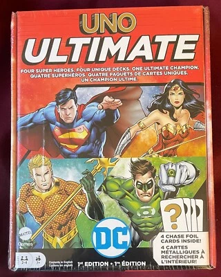 Mattel UNO: Ultimate DC Edition New, Sealed - Image 1 of 3