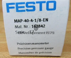 1PC FESTO Map-40-4-1/8-en 162842 Präzision Druckmesser Neu - Bild 1 von 1