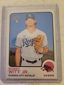 2022 Topps Heritage High Number - #520 Bobby Witt Jr. (RC) - Bild 1 von 1