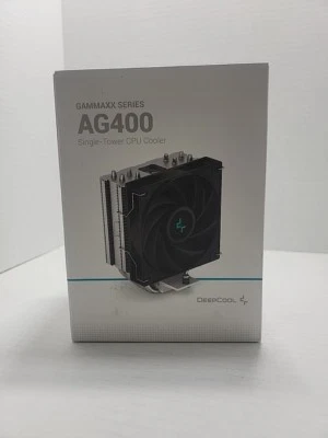DeepCool GAMMAXX AG400 Single-Tower CPU Cooler, 120mm Fan, Direct-Touch Copper - Image 1 of 2