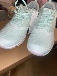 REEBOK Sneaker Running Trainers Green Synthetic Womens UK 9.5 - Picture 1 of 7