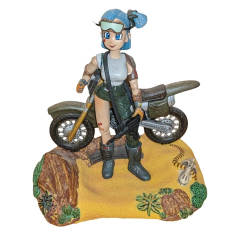 Dragonball Z Bulma Figure Funimation Jakks Pacific Diorama Cover