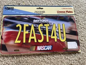 NASCAR 2FAST4U License Plate - Picture 1 of 3