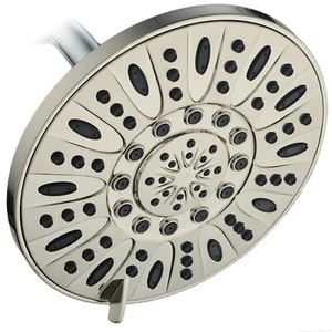 AquaDance® Hochdruck 7" Regenduschkopf mit 6 Stufen, Nickel gebürstet - Bild 1 von 6