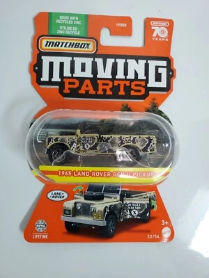 Движущиеся детали 2023 Matchbox 1965 Land Rover Gen II пикап 32/54 Jungle Safari X - Изображение 1 из 3