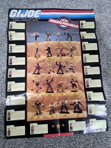 Gi Joe Micro Figures 28inx20in Poster 1989 - Picture 1 of 12