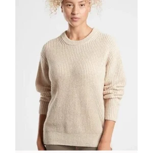 Maglione Athleta Crew misto lana cocco cascate #632076 taglia XS  - Foto 1 di 6
