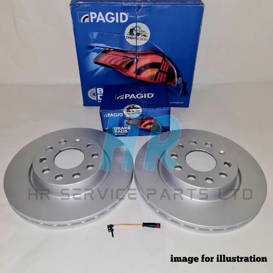 PAGID FRONT BRAKE DISCS PAGID PADS FOR MERCEDES V-CLASS V220D 2.1 AMG 2014+ - Image 1 of 1