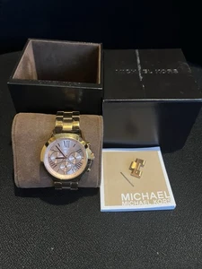 Michael Kors MK5778 Ladies Brynn Watch Rose Gold Watch - New Battery - Picture 1 of 5