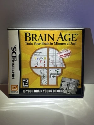Brain Age Train Your Brain in Minutes a Day Nintendo DS CIB - Tested - Image 1 of 3