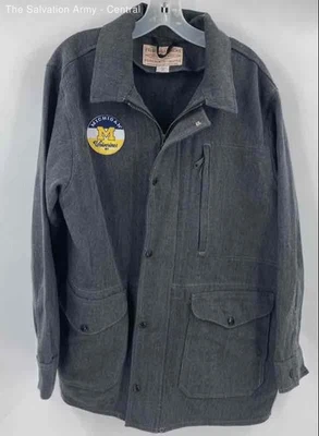 Filson Garment Mens Gray Long Sleeve Pockets Full-Zip Jacket Size X-Large - Image 1 of 4