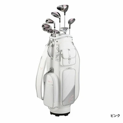 Callaway REVA 9pc Ladies Golf Set w/ Bag L Flex Carbon RH Pink/White 2024 F/S JP - Image 1 of 4