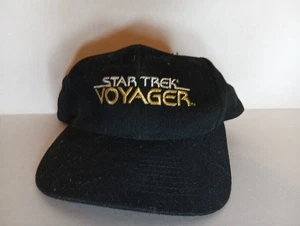 Star Trek Voyager Promo Hat Embroidered 1990's Strap Back Rare - Picture 1 of 7