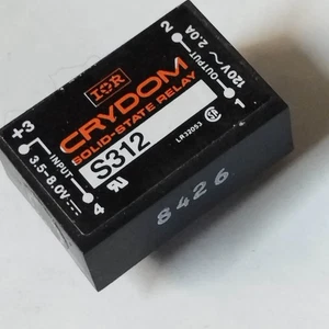 S312    Relais  CRYDOM  S 312     NOS      1 Pcs      Fr T5 - Foto 1 di 4