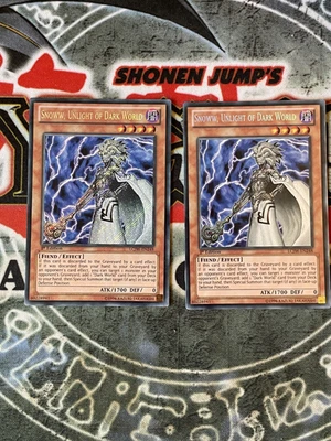 2x EU Snoww, Unlight of Dark World - NM 1st Edition - Secret Rare - LCJW-EN248 - Image 1 of 4