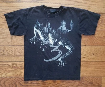 Vintage 2007 Spiderman 3 Venom Shirt Movie Promo Marvel YOUTH Boys XL - Image 1 of 4