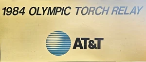 1984 Olympics Magnet Car Door Sign for Camera Car Shooting Torch Relay Fan Gift! - Picture 1 of 1