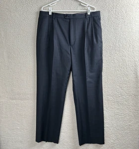 Zanella Herren 38 x 31 Bennett Anzughose vorne flach grau 100 % Wolle - Bild 1 von 9