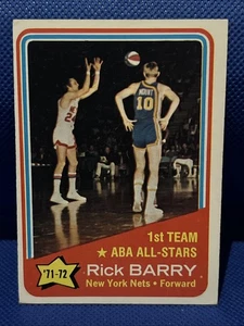 RICK BARRY 1972-73 Topps #250 NEW YORK NETS *ICONIC FREE THROW* - Picture 1 of 3