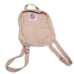 Big Bud Press Pink Mini Backpack Canvas Everyday Bag Cute Patch Made in LA USA - Picture 1 of 12