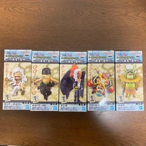ONE PIECE World Collectibles figure set 5 Luffy Zoro mascot anime Japan m654 - Picture 1 of 3