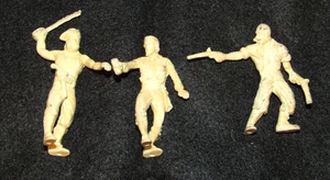 Vintage 1950s Ideal/Glencoe? Pirate Figures Toy Soldiers lot of 3 - Picture 1 of 5