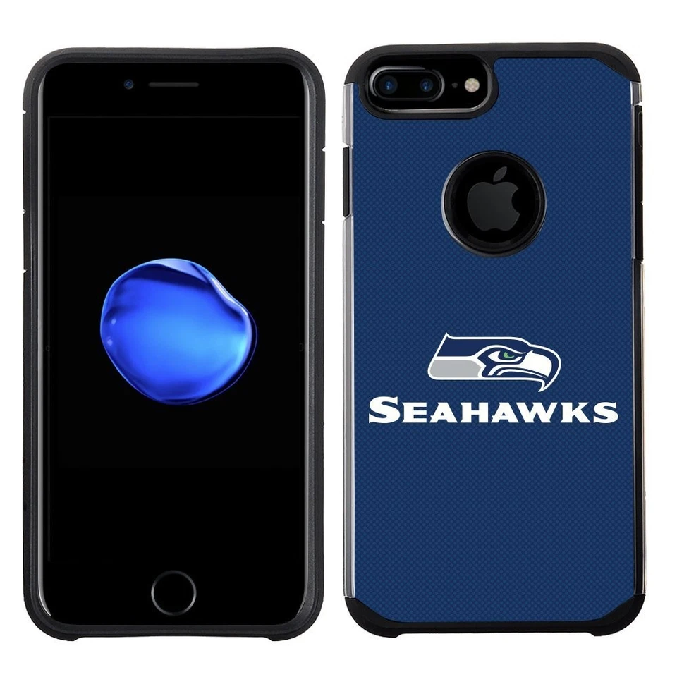 PBG NFL Seattle Seahawks Textured Case for iPhone 8+/7+/6+/6s+ - Image 1 of 1