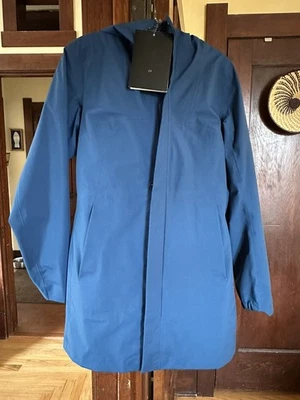 Arc'teryx Codetta пальто женщин L Poseidon Gore-Tex с капюшоном куртки водонепроницаемый  - Изображение 1 из 4