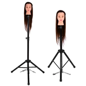 Wig Head Stand Holder Mannequin Tripod for Hairdressing w/ tripod-leg - Picture 1 of 11