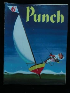 PUNCH MAGAZINE (July 11th 1956) Vintage Humorous Periodical, Original Wraps - Picture 1 of 1