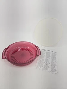 Vtg Tupperware Microwave Steamer Cookware 1 qt Casserole 2194A NOS - Picture 1 of 3