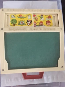 Escritorio de juegos portátil vintage original Fisher Price 1972 #176 - Imagen 1 de 9