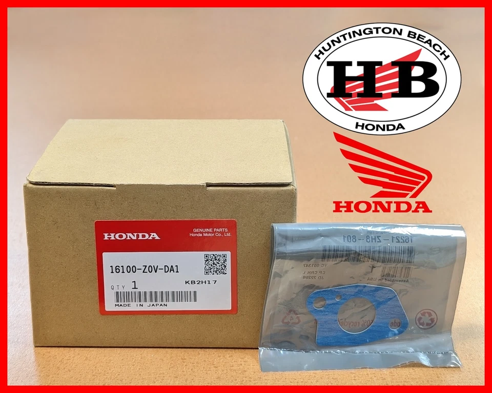 NEW OEM HONDA CARBURETOR CARB WITH GASKET EU3000IS1 16100-Z0V-DA1 - Image 1 of 1