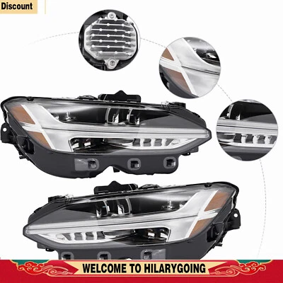 Headlight For 2018-2023 VOLVO S90 V90 Full LED Headlamp Assembly Left/Right Side - Image 1 of 4