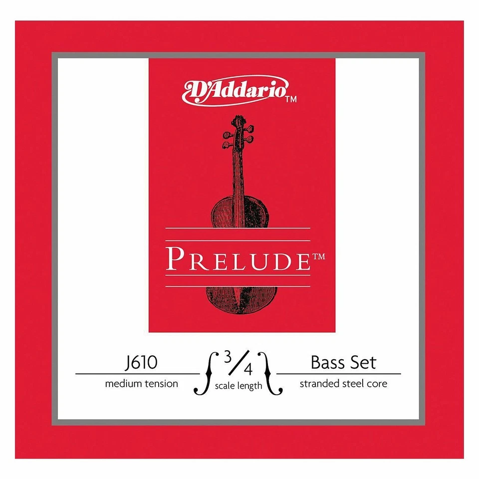 D'Addario J610-3/4M String Set Double Bass 3/4 Medium - Image 1 of 1