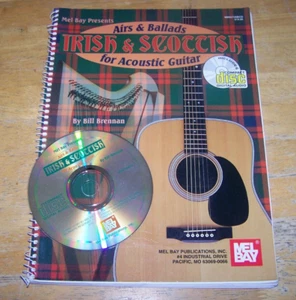Irish & Scottish Airs & Ballads for Acoustic Guitar. Mel Bay. Bill Brennan. CD. - Picture 1 of 8