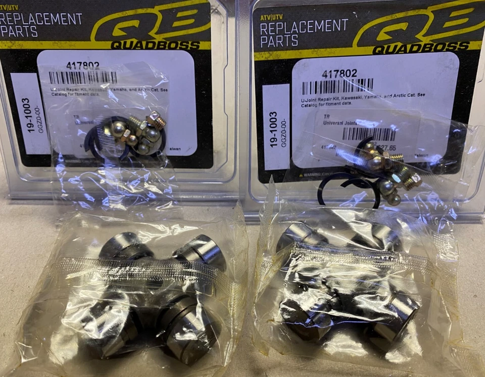 QB Universal U-Joint Repair Kit x2 Arctic cat Textron Suzuki Yamaha 19-1003 Foto 1 de 1