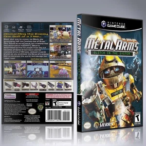 GameCube Replacement Case - NO GAME - Metal Arms - Glitch in the System - Picture 1 of 2