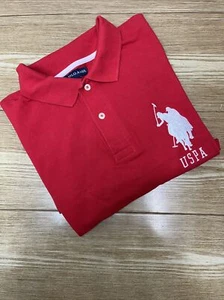 Camiseta Para Hombre US Polo Assn Manga Corta Bordada Talla XL Cuello Jugar Golf - Picture 1 of 18