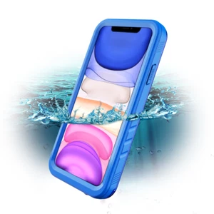 PlusAcc Waterproof Shockproof Case for iPhone 11Pro Screen Camera Protector Blue - Picture 1 of 8