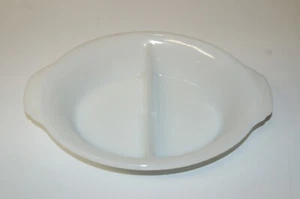 Vintage FIRE KING Divided Dish 8 1/2" x 12" x 2 1/4" deep - Picture 1 of 6