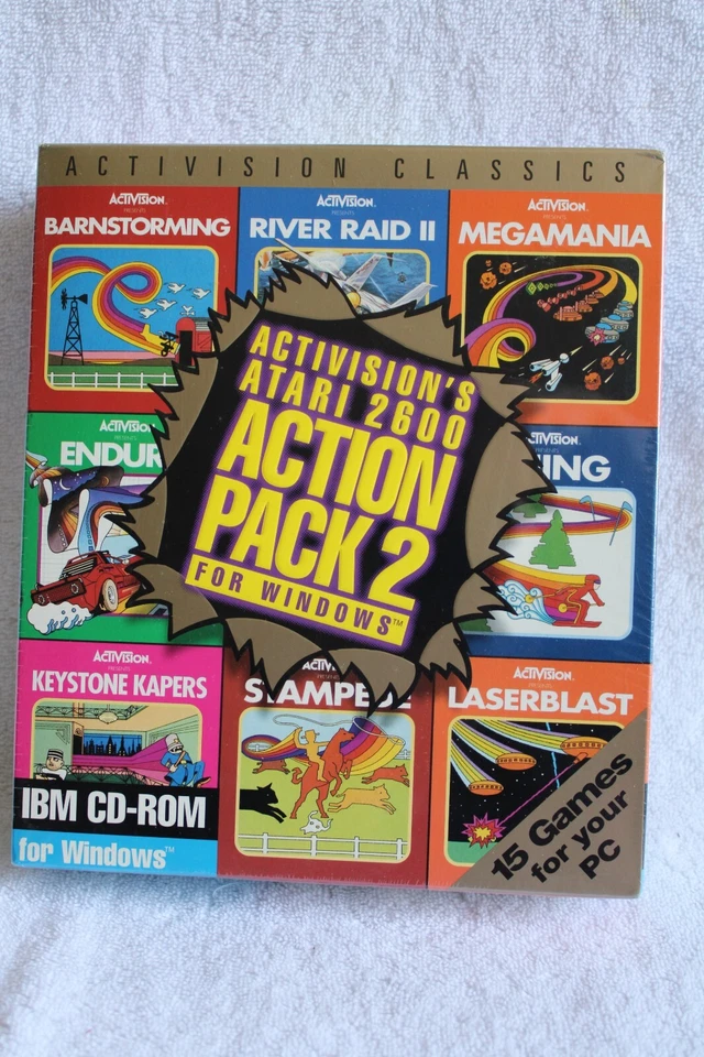 Activision Classics Atari 2600 Action Pack 2 for Windows 15 games New Sealed - Image 1 of 4