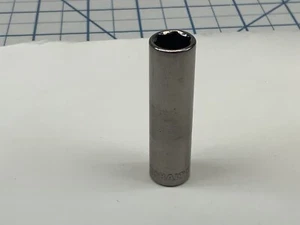 KOBALT 22762, 3/8in. 1/4 Drive 6pt Deep SAE Socket, USA Made - Picture 1 of 5