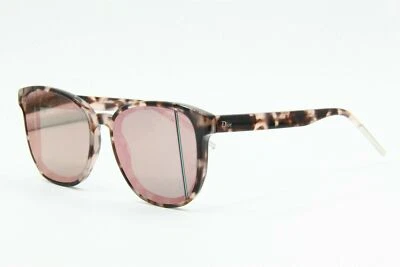 CHRISTIAN DIOR DIORSTEPF 3Y6/R2 ROSA HABANA con LENTES ESPEJO ROSA GAFAS DE SOL ITALIA  Foto 1 de 4