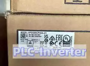 New In Box DELTA VFD220CP43A-21 Inverter Frequency Converter 22kw AC380V/ - Picture 1 of 1