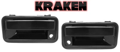 Outside Door Handles For Chevy GMC Truck 1988-1994 Front Pair Metal Suburban - Image 1 of 4