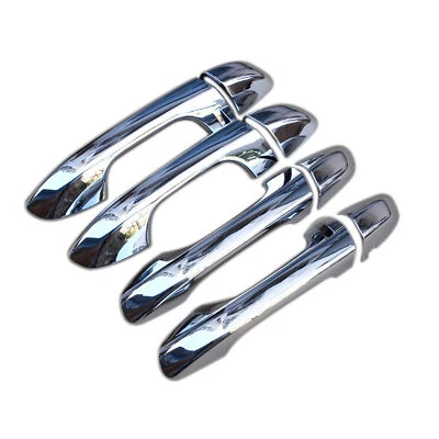 Para Kia Sportage 2016-21 Accesorios Exterior Cromo Puerta Lateral Manija Cubierta Tapicería Foto 1 de 4