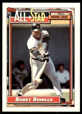 1992 Topps Bobby Bonilla A Baseball Cards #392 - Image 1 of 2