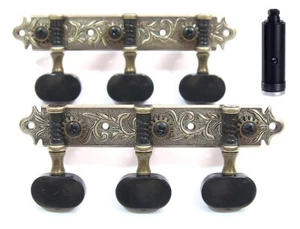 1/14 Classical Guitar friction free shaft machine head peg tuner 105AB-AS-S4 - Picture 1 of 3
